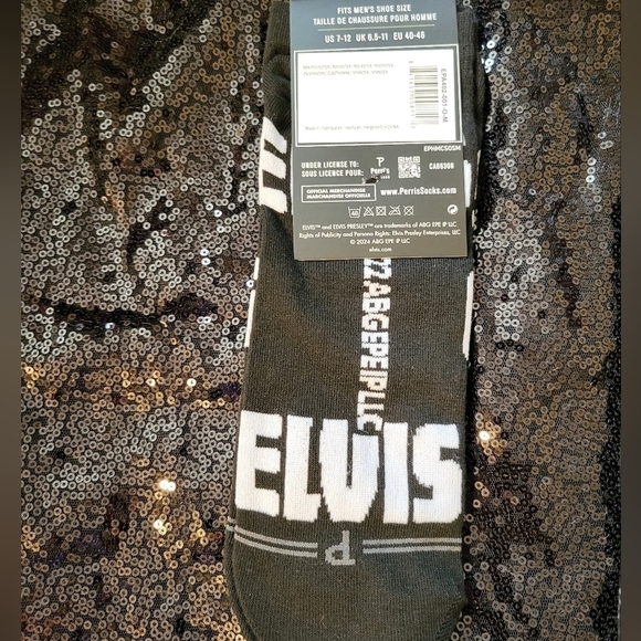 New Elvis Men's 2 pairs low cut socks US 7-12 - Picture 9 of 12